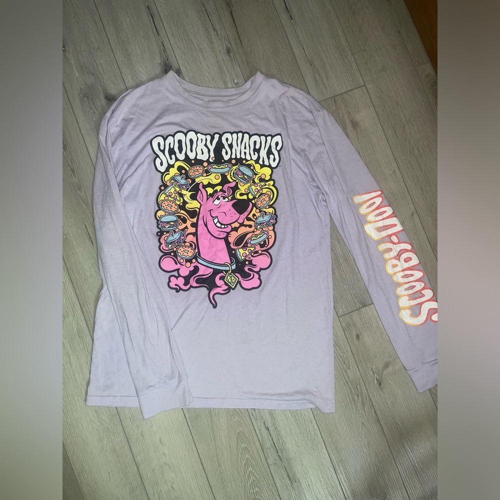 Scooby Snacks Graphic Long-Sleeve Tee - Lilac